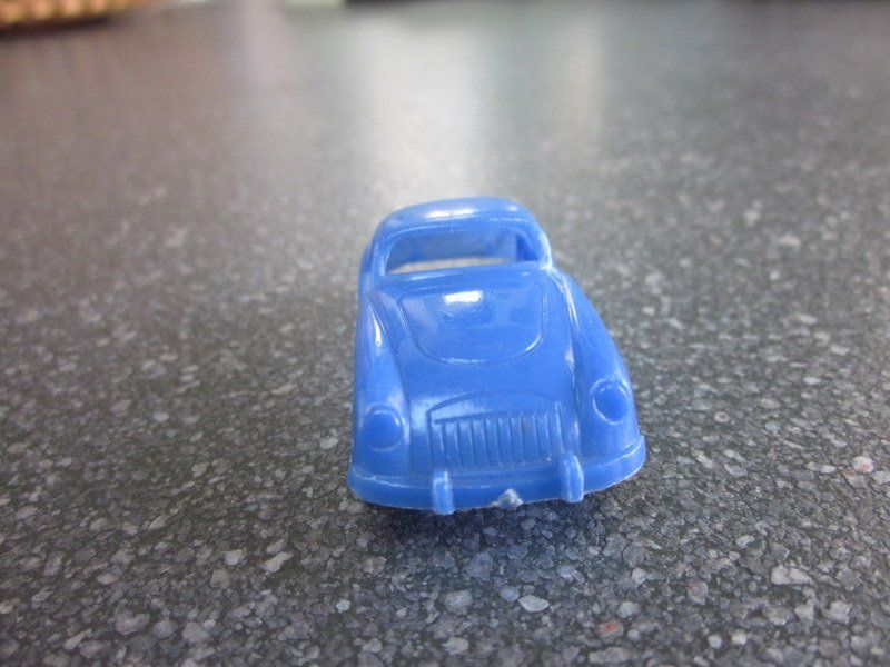 MG Modellini d'auto: "Groschenauto" MG, blau Kunsstoff, W.Germany – Usato da Bischofszell venduto da Pfau0 5