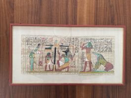 Ägyptisches Totengericht auf Papyrus