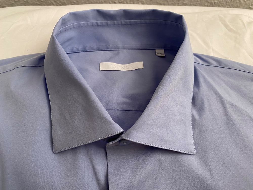 Chemise homme 3xl 2xl bleu clair coton La Perla Kaufen auf Ricardo