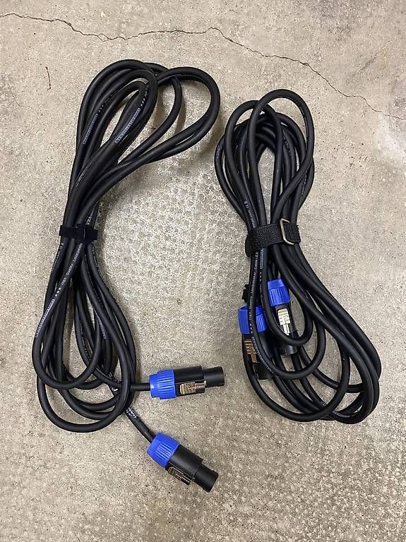 Cavi: 2x Speakonkabel / Lautsprecherkabel 5m  – Usato da Solothurn venduto da ger_88sr