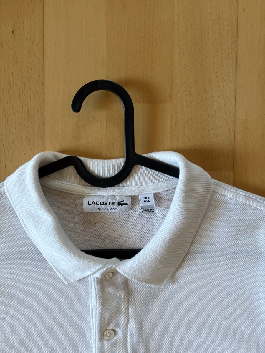 Lacoste Magliette Polo: Lacoste Polo Shirt White Size L – Usato da Arlesheim venduto da purchaser44 1