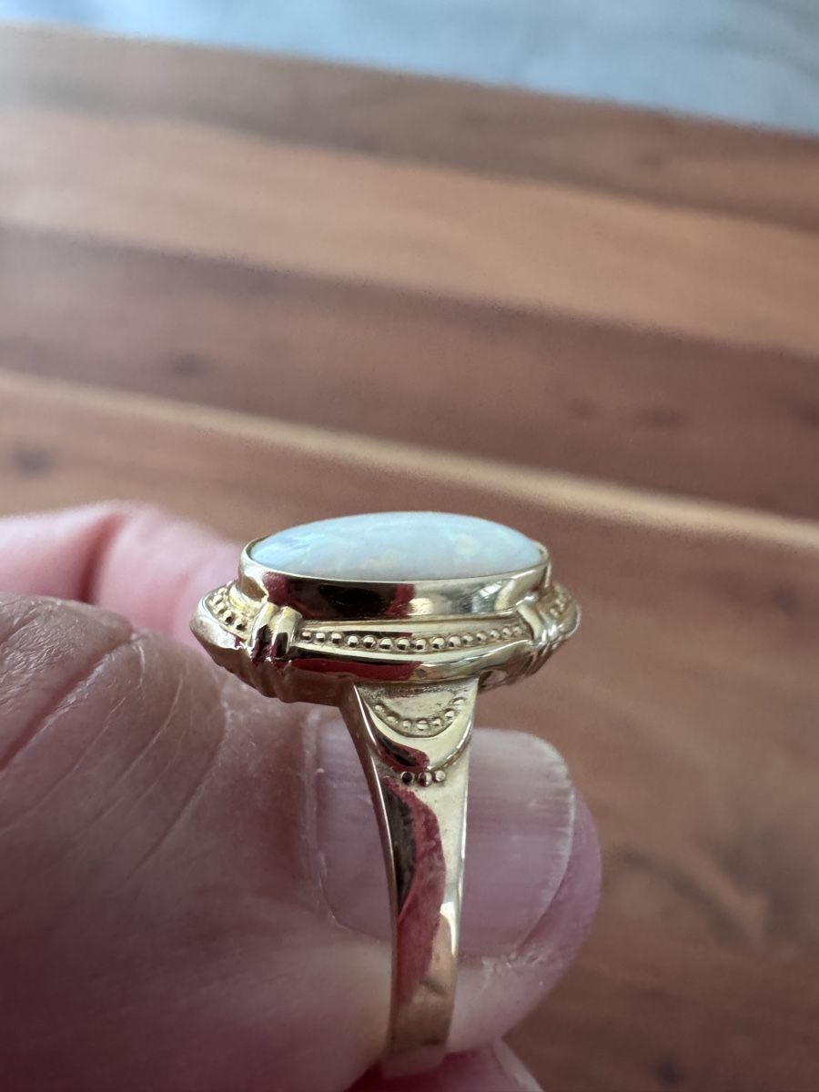 Ringe: Goldring mit echtem Opal – Gebraucht aus Wiesendangen von Biker39 3