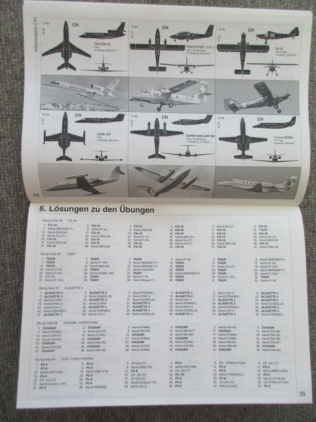 Libri: Reglement der Schweizer-Armee "FLUGZEUGERKENNUNG" Neuwertig – Usato da Schafisheim venduto da reno007 9