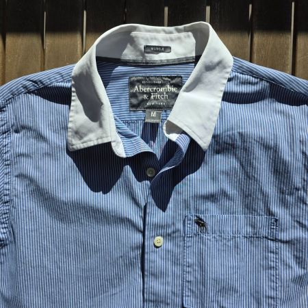 🐸 ABERCROMBIE & FITCH HEMD M TYP: MUSCLE
