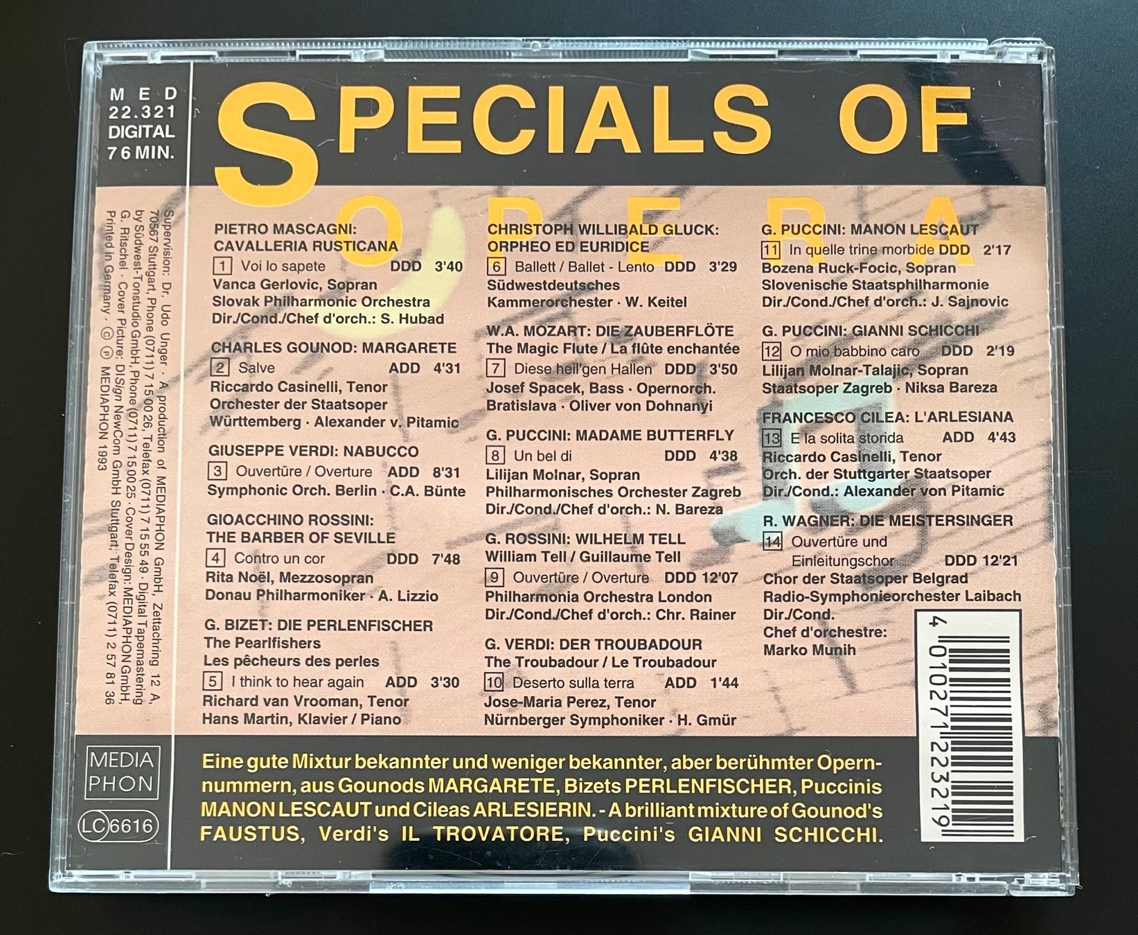 CD: CD SPECIALS OF OPERA 14 Highlights – Usato da Küsnacht ZH venduto da Haus65 1