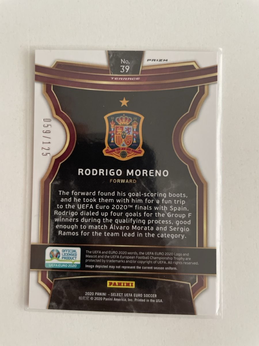 Panini Carte collezionabili: Rodrigo Moreno - Spanien Select /125 (Topps) – Usato da Basel venduto da 19dome87 1