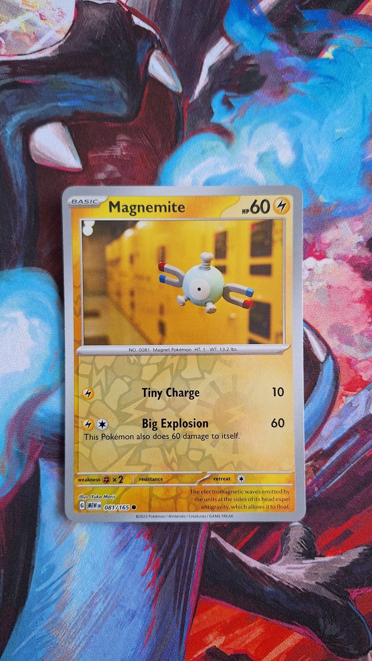 Pokémon Sammelbilder & Trading cards: Magnemite Magnetillo - Reverse Holo - Pokemon Mew 151 – Gebraucht aus Altstätten SG von GGsGameshop