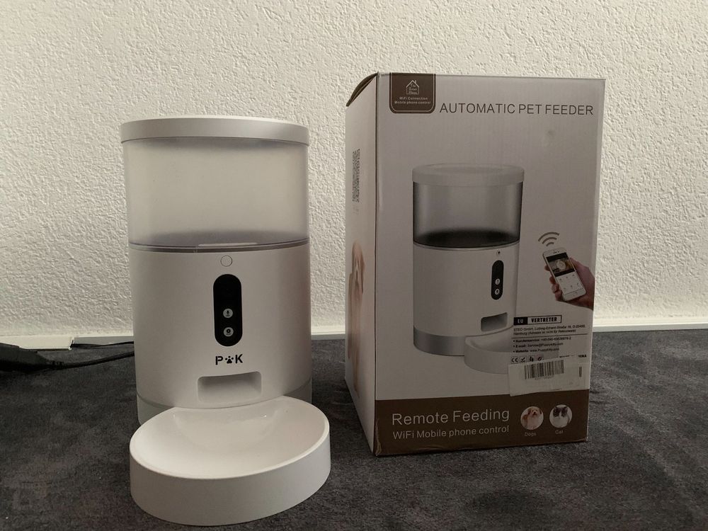 Mihauuke Automatischer Fischfutterautomat - 6-Stufen Timer Mit 140ml Tank