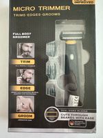 Micro Trimmer Körperhaartrimmer schwarz neu in OVP