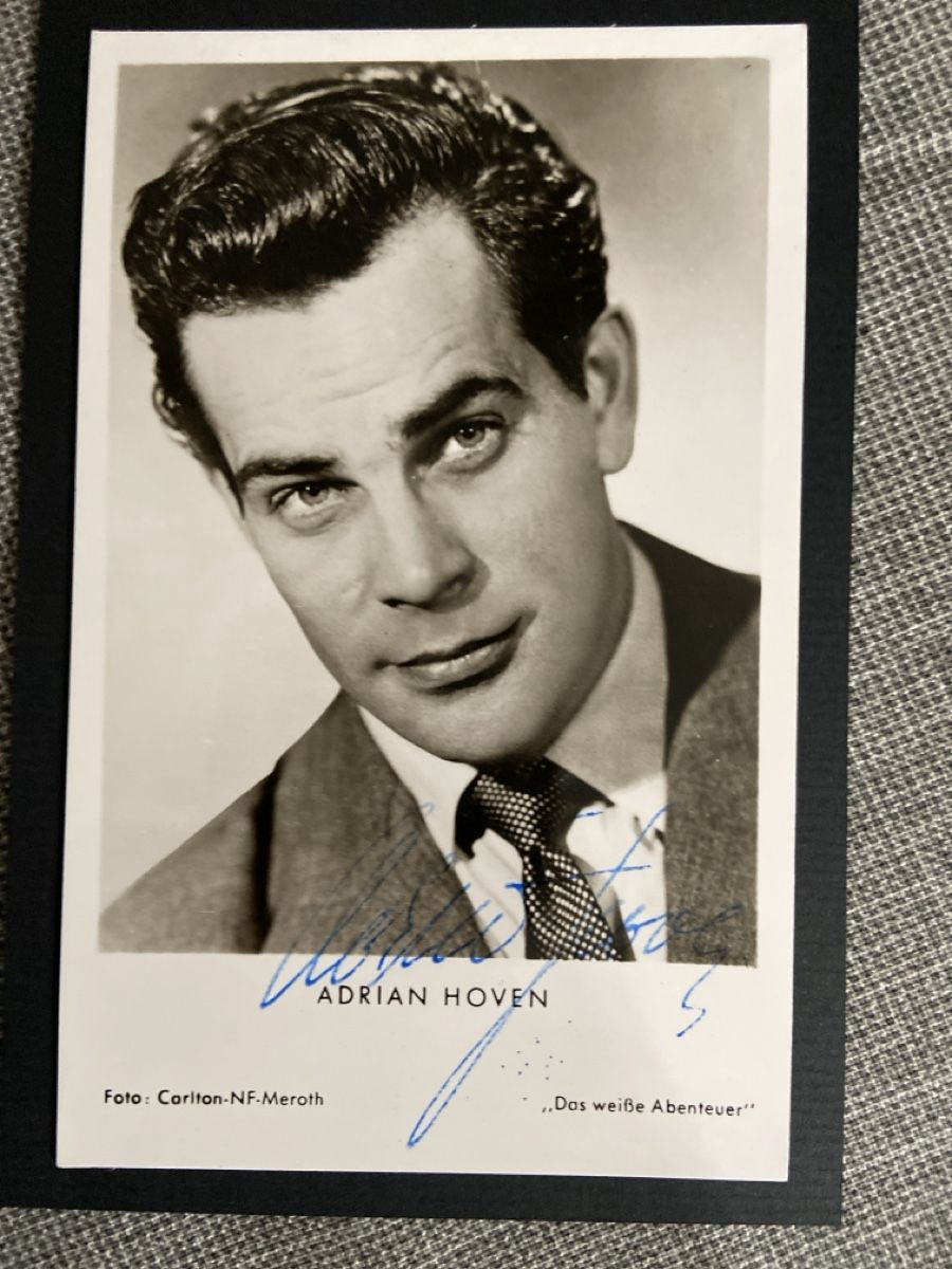 Autografi: Autogrammkarte Adrian Hoven – Usato da Henggart venduto da cdl_zh5b