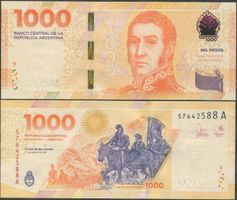 Argentinien 1000 Pesos UNC (2023)