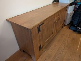 Wooden sideboard with double doors