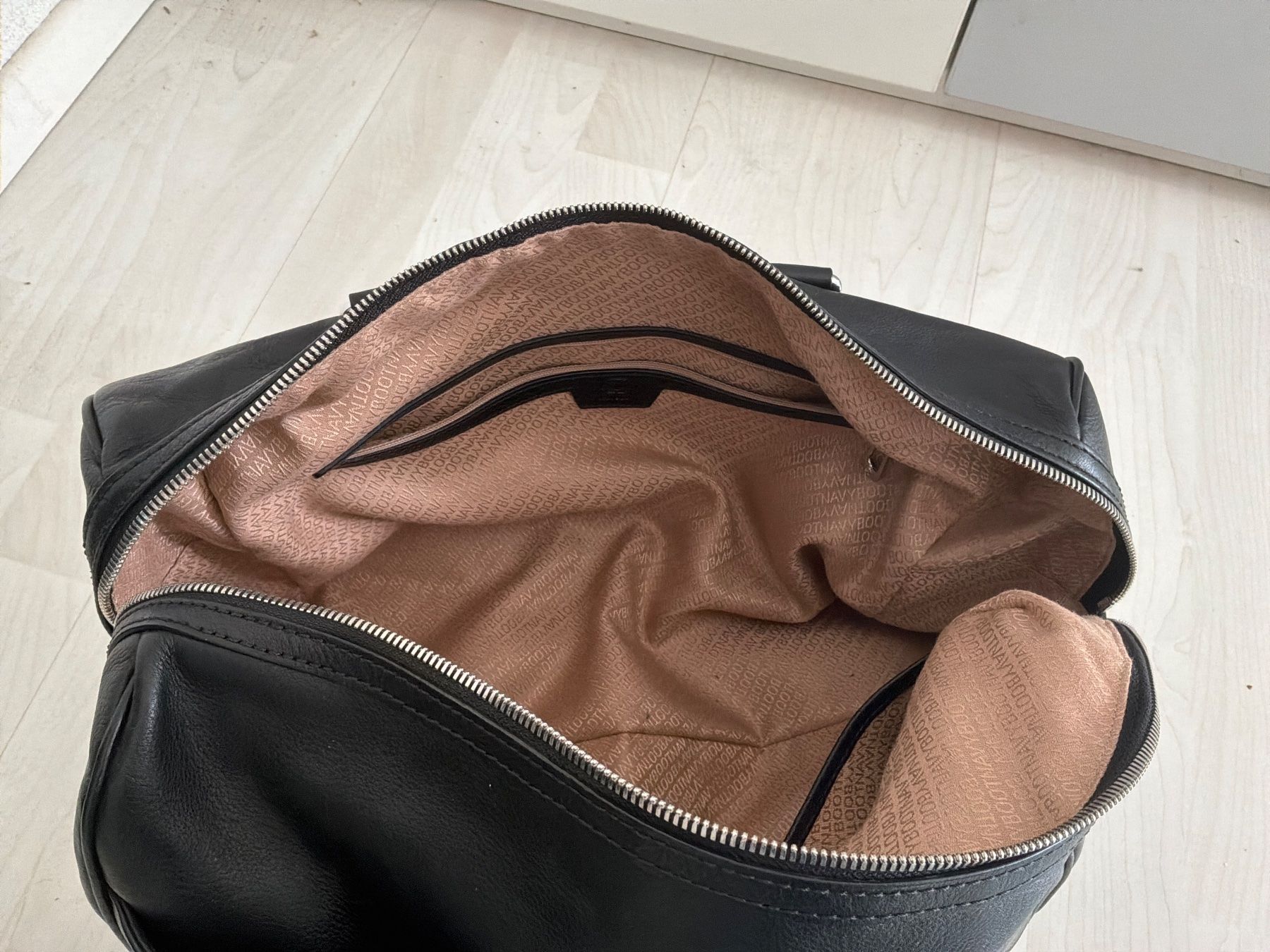 Navyboot Borse: Navyboot Leder-Tasche, Typ Bowling – Nuovo (secondo la descrizione) da Bremgarten AG venduto da Belana0 4