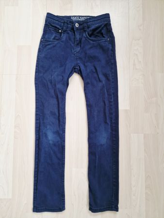 Mädchen Jeans C&A Gr. 146 Dunkelblau Skate Nation