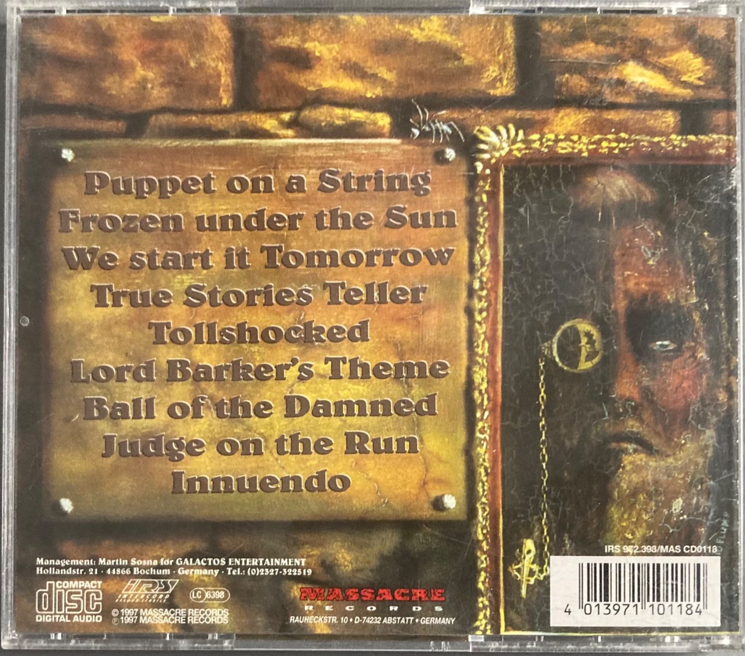 CDs: SCANNER - BALL OF THE DAMNED – Gebraucht aus Poliez-Pittet von Newtown-Records 1