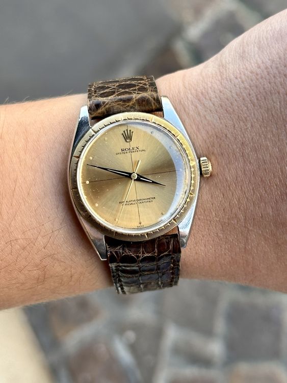 Rolex Orologi: Rolex Oyster Perpetual Zephyr Stahl/Gold Autom. 1952 – Usato da Winterthur venduto da YSCHU 9