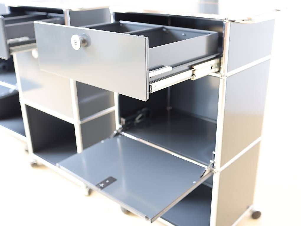USM Korpus: USM Haller Trolley, Servierboy in Anthrazitgrau – Gebraucht aus Meinisberg von atelier_TILIJA 4