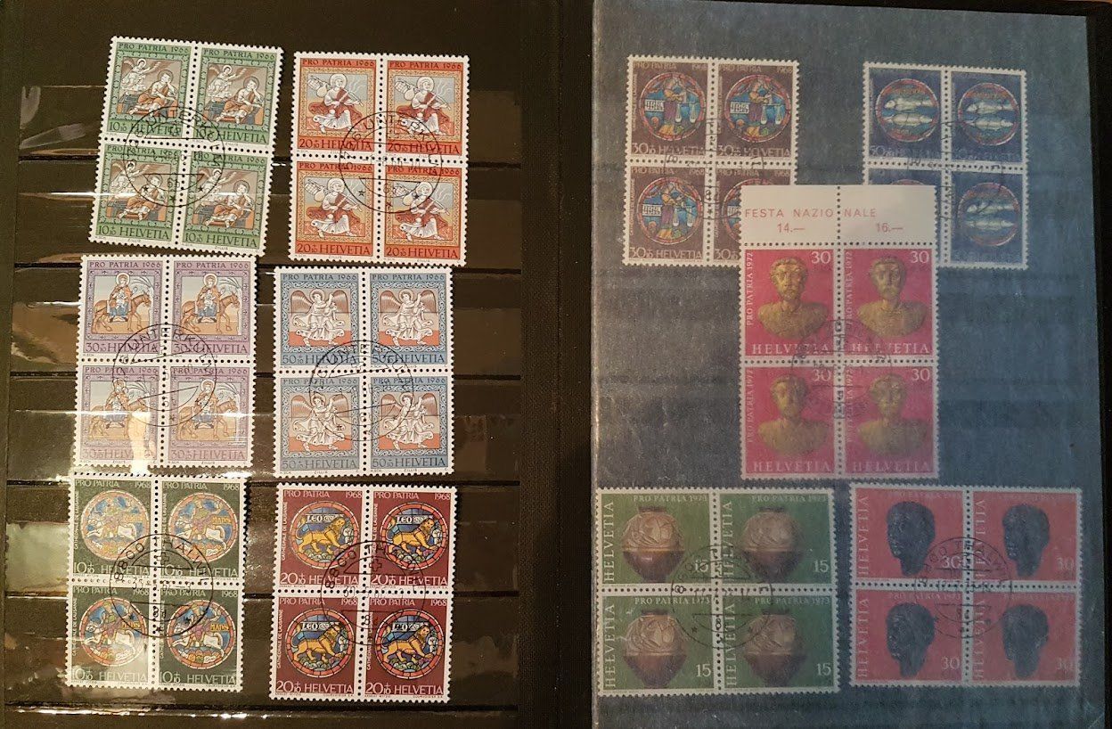 Tutti i francobolli: Briefmarken 70 Viererblocks – Nuovo (secondo la descrizione) da zuerich venduto da Jewlsdesign 1