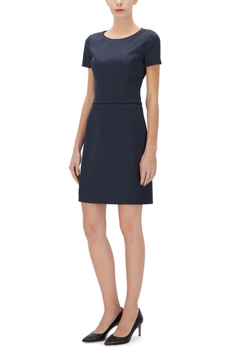 Hugo Boss Kleider: Robe fourreau HUGO BOSS, bleu marine, taille 36 – Neu (gemäss Beschreibung) aus Morges von sandy069 5
