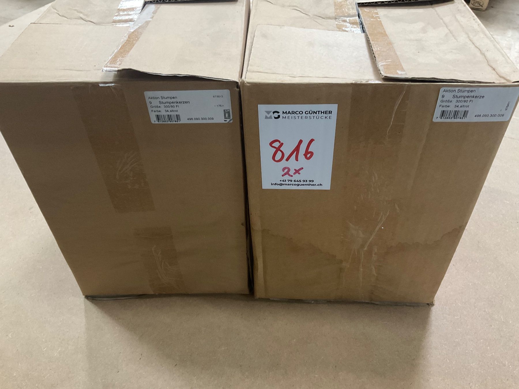Candele: 816 Posten Übertauchkerzen aus Liquidation – Nuovo (secondo la descrizione) da Derendingen venduto da Meisterstuecke 5