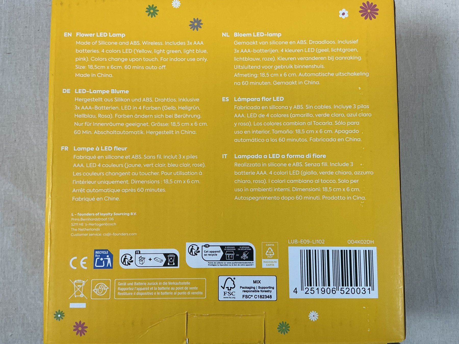 Lampen: LED Lampe Blume – Neu (gemäss Beschreibung) aus Richterswil von Restwert_Richterswil 7
