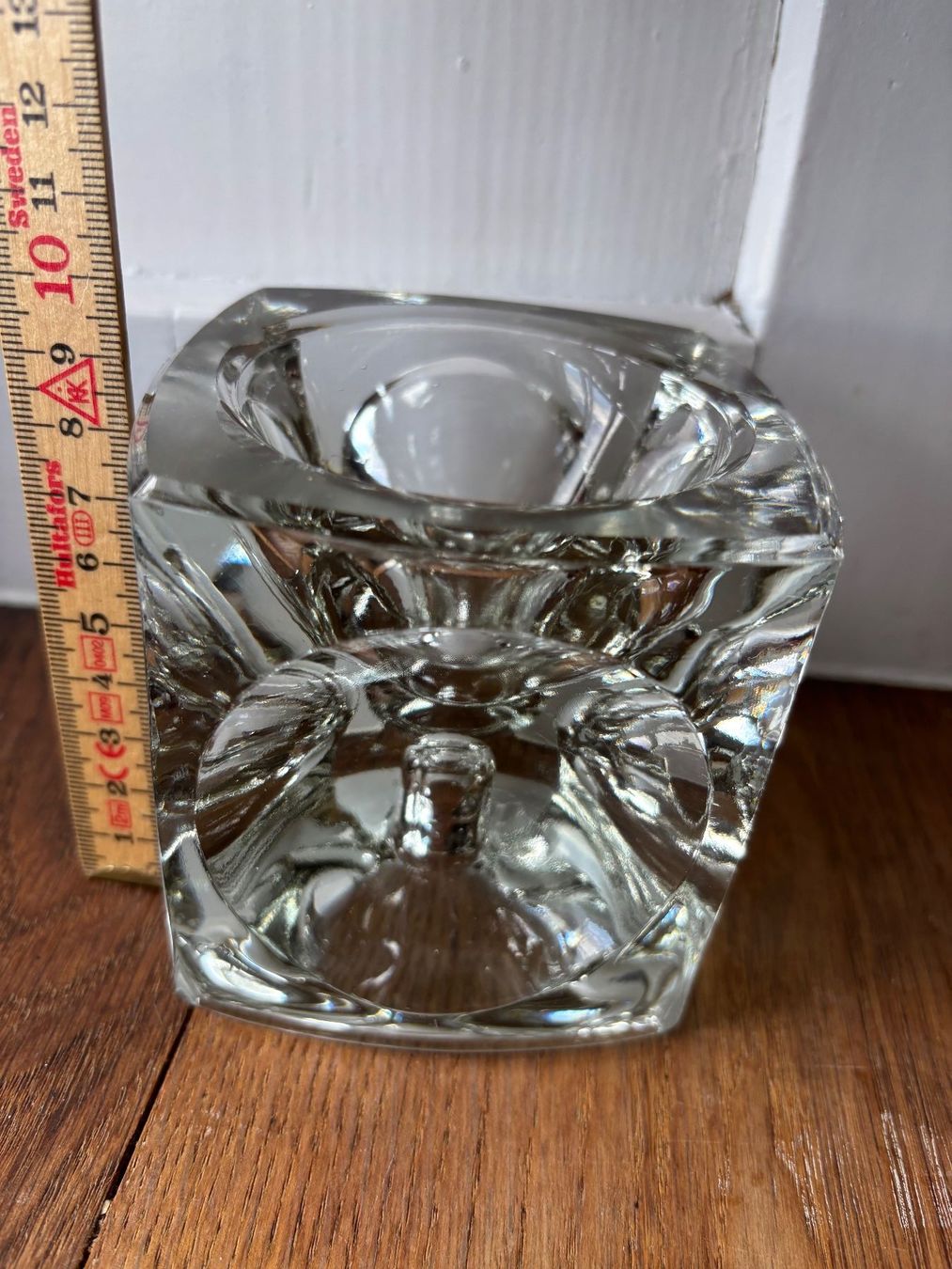 Portacandele: Vintage Eiswürfel Glas Kerzenständer, – Usato da Horgen venduto da uge_pd5p 3