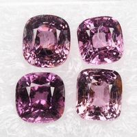 Lot Spinelles Naturels Purplish Pink - 4.11 ct - Cert. ALGT