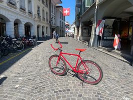 City /Rennvelo DY B Bern Rot Lieferung Gratis