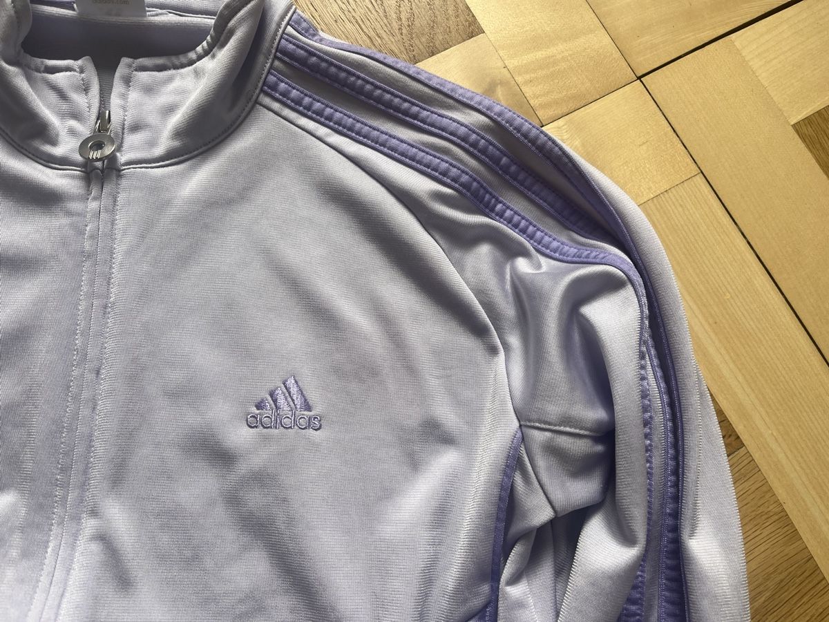Adidas Giacche: Adidas Trainingsjacke Lila, Grösse M – Usato da Bern venduto da ele_tg62 1