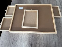 Puzzlebrett mit 3 Puzzle
