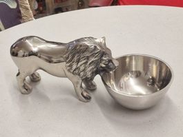 Schale / Schüssel Löwe aus Aluminium