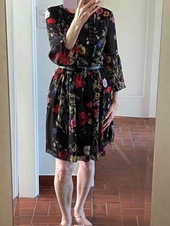 Blugirl Kleid - Gr. 34 - Blumenmuster - Neuwertig