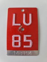 Velonummer LU 85