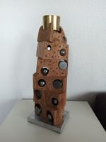 Holz-Skulptur Handgemacht 335mm (mit Kerze) Unikat