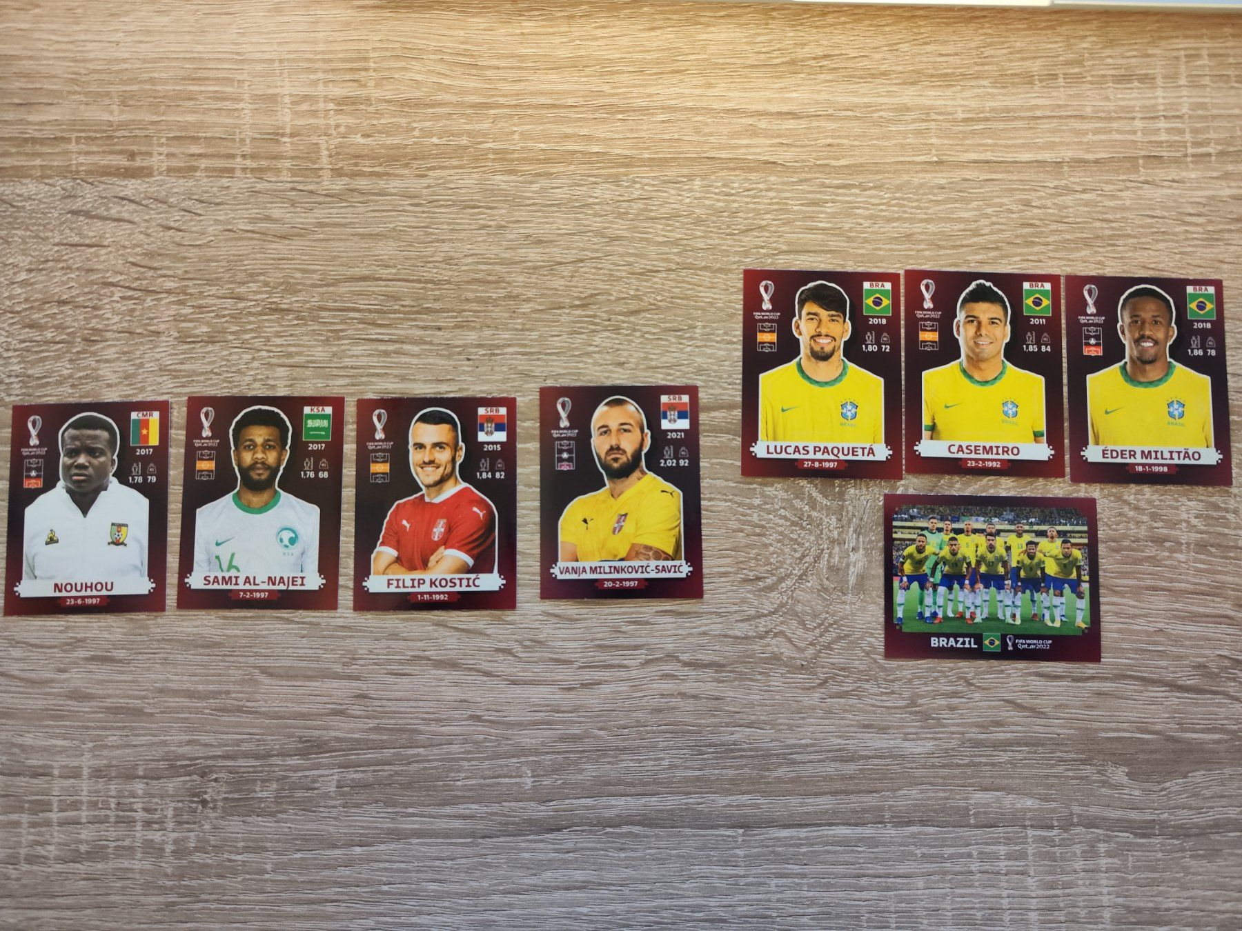 Panini Carte collezionabili: Doppelte Bilder Fifa World Cup Qatar 2022 – Nuovo (secondo la descrizione) da Fislisbach venduto da Hast1976