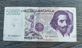 Italien 50'000 Lire 1992 !!!!!!!
