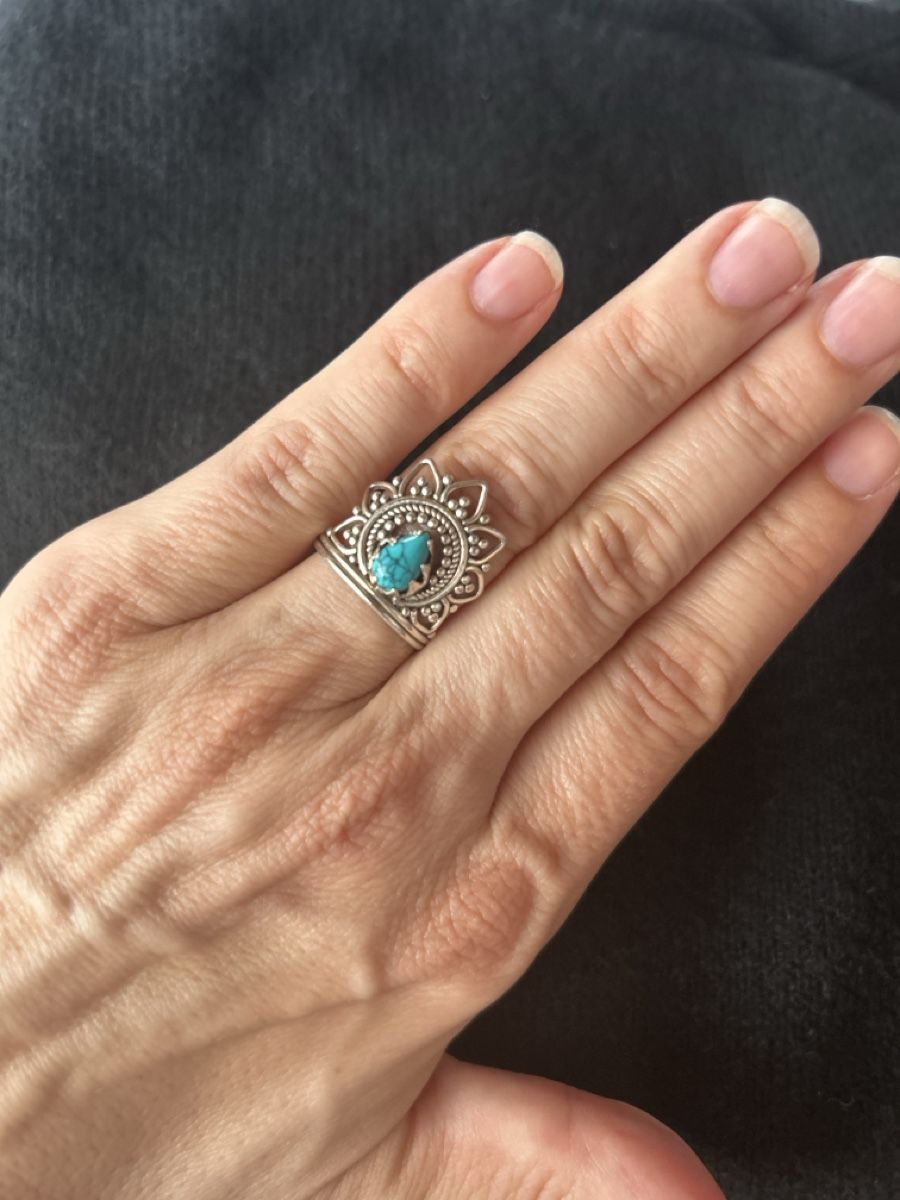 Bagues: Ring Silber mit Türkis neu – Neuf (Voir description) à Wohlen b. Bern par Honeypie 1