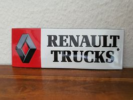 Emailschild Renault Trucks Werkstatt Garage Emaille Schild