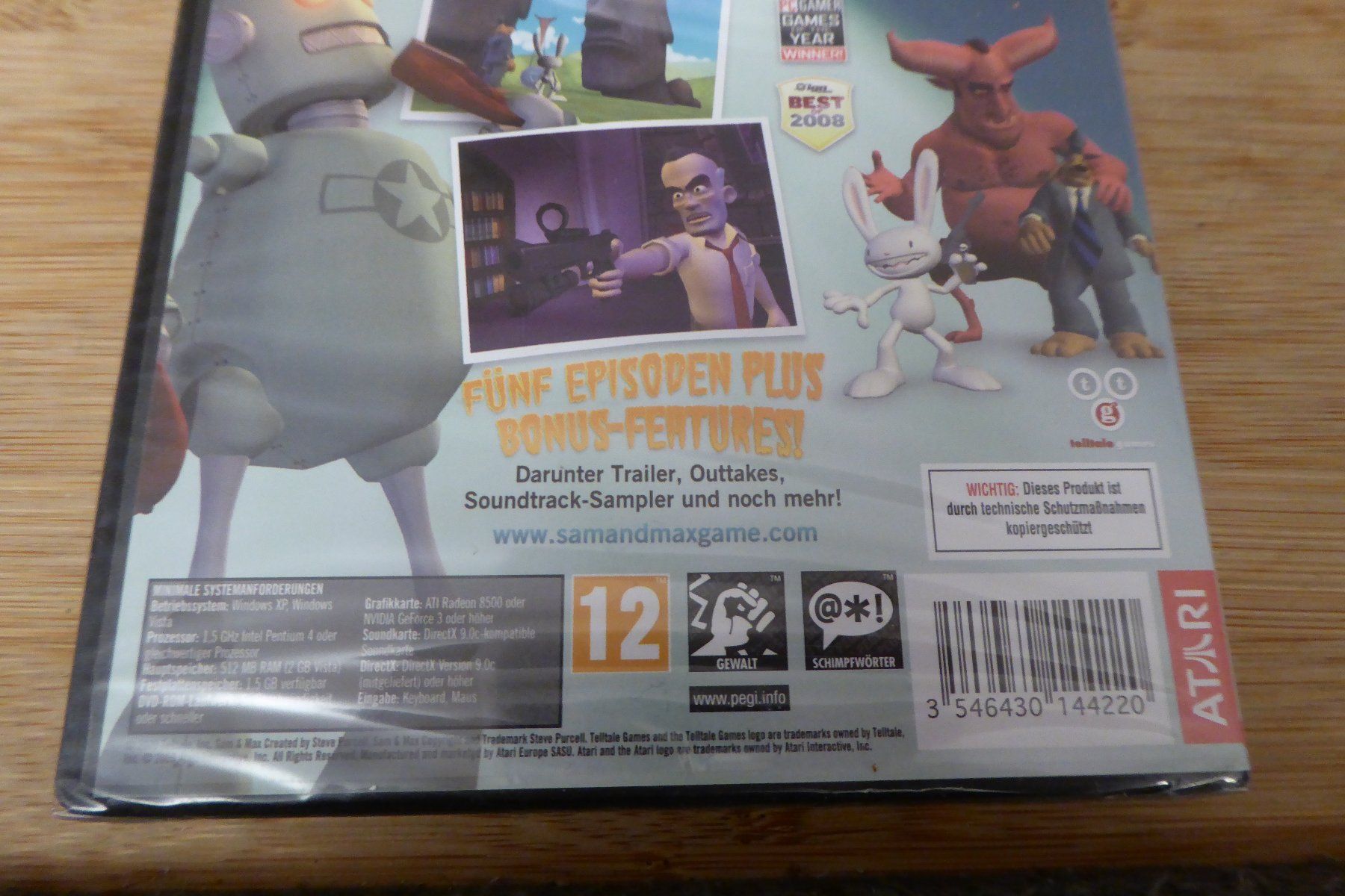 Atari Spiele: PC GAME OVP Sam & Max All-zeit bereit Season 2 – Neu und originalverpackt aus Allschwil von Summelsarium 3