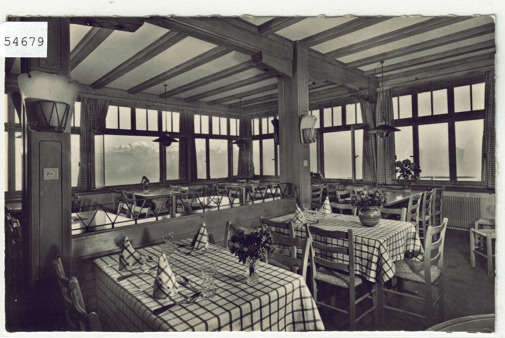 Cartoline postali: Restaurant Berghaus Niederhorn - Beatenberg – Usato da Ettingen venduto da Kartenplanet