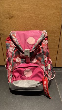 DerDieDas Kinder Schulrucksack, Pinkes Baum Design