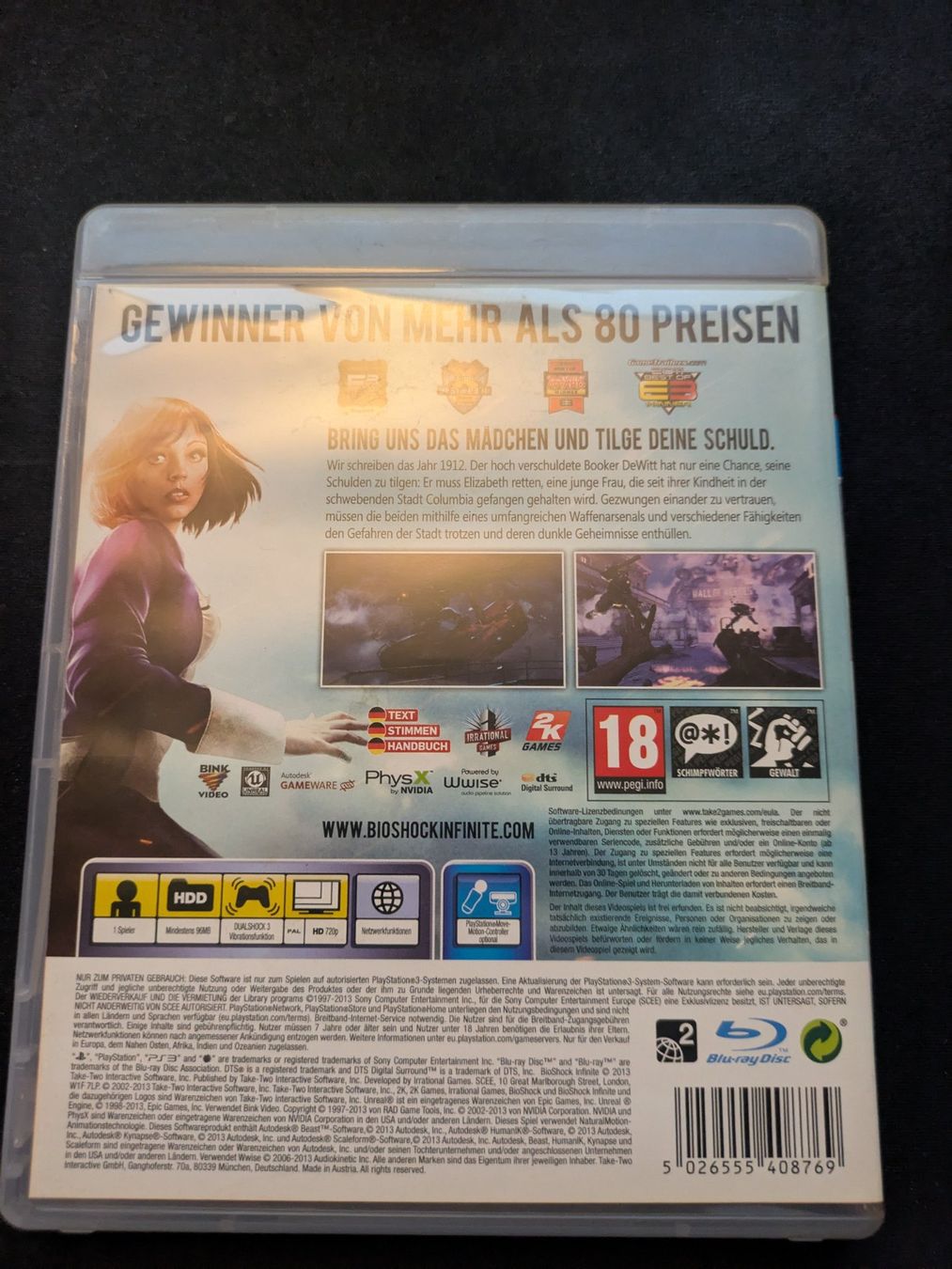 Bioshock – Ultimate Rapture Edition - Sony PS3 (Gebraucht) in Thalwil für CHF 19 – mit Lieferung