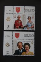 Isle of Man 1986 - Elizabeth II - 60th Anniversary**