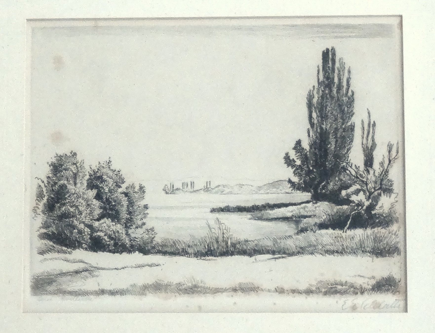 Grafiken & Lithographien: orig. Lithographie von Ernst E. Schlatter,  am Bodensee, sig – Gebraucht aus Walzenhausen von Hoppala79 1