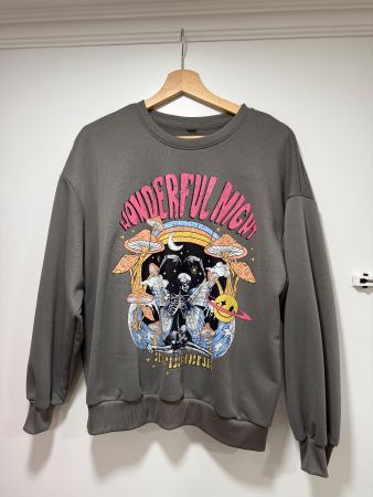 Trendiger Pullover mit Print, Grösse S