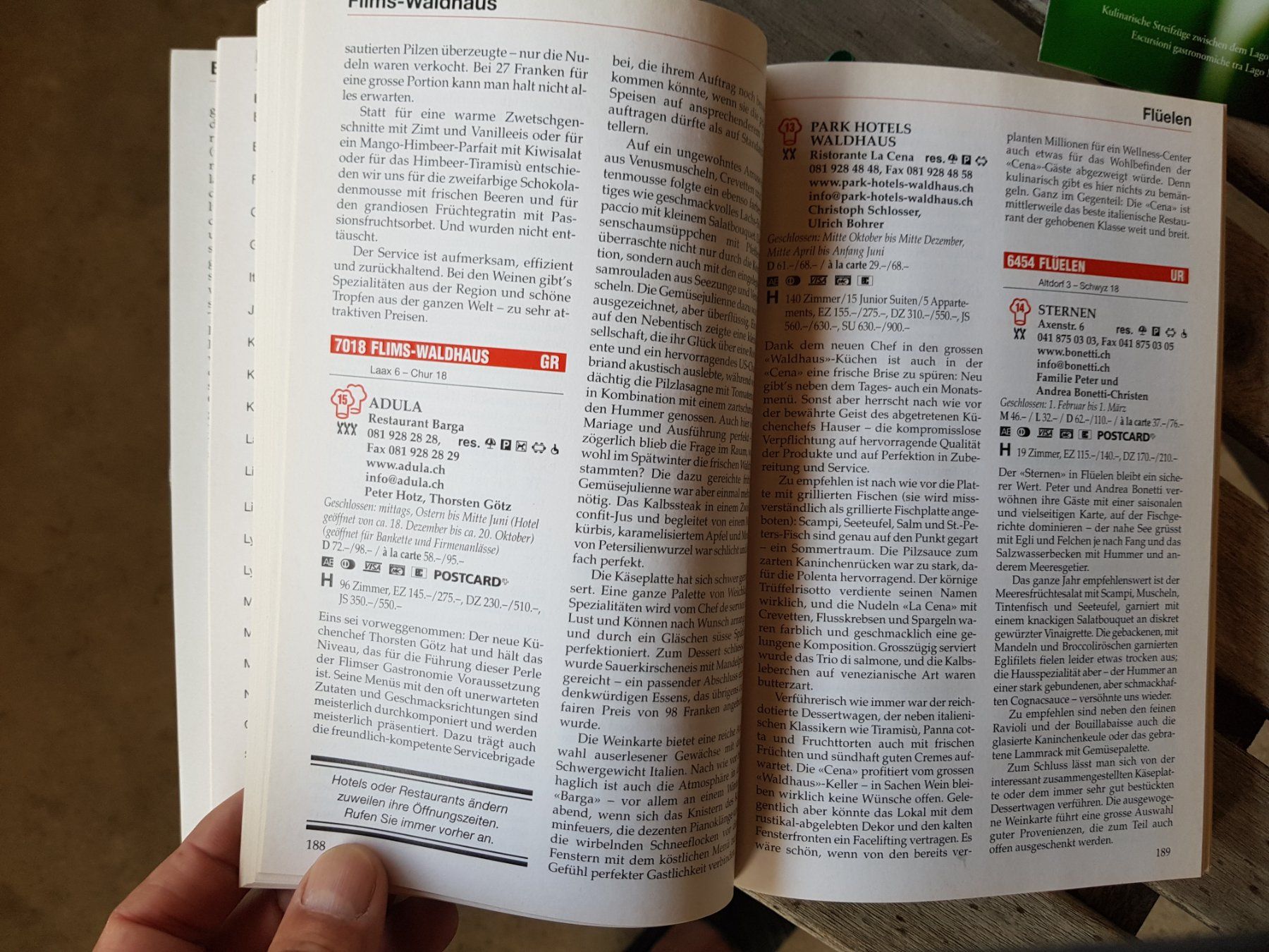Bücher: Gault Millau Guide Swiss Schweiz 2002 – Gebraucht aus Walterswil BE von Lonitti 4