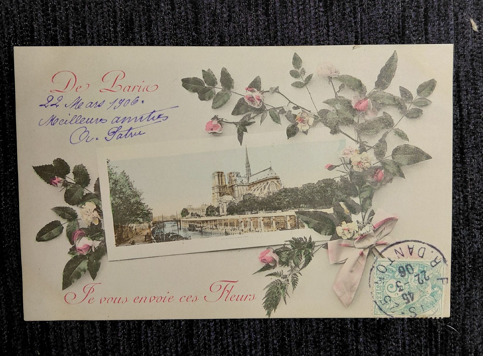 Cartoline postali: carte postale de paris 1900 – Usato da Genève venduto da alex-broc 1