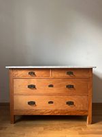 Vintage Kommode / Wickelkommode mit Marmorplatte