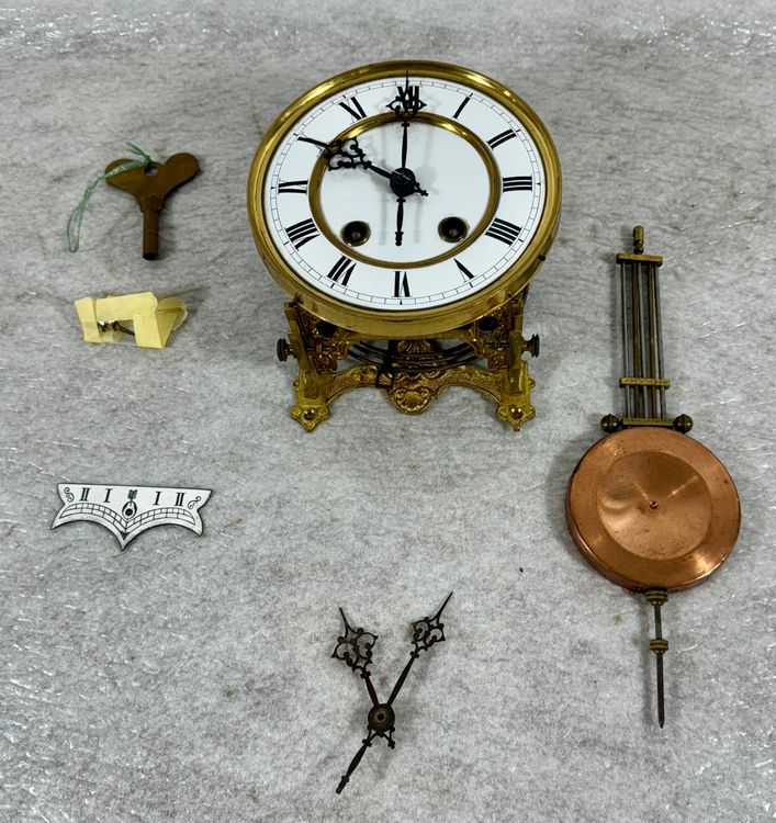 Taschenuhr: Frühe Englische 3 Fach Gehäuse Spindeluhr Mit Schlagwerk