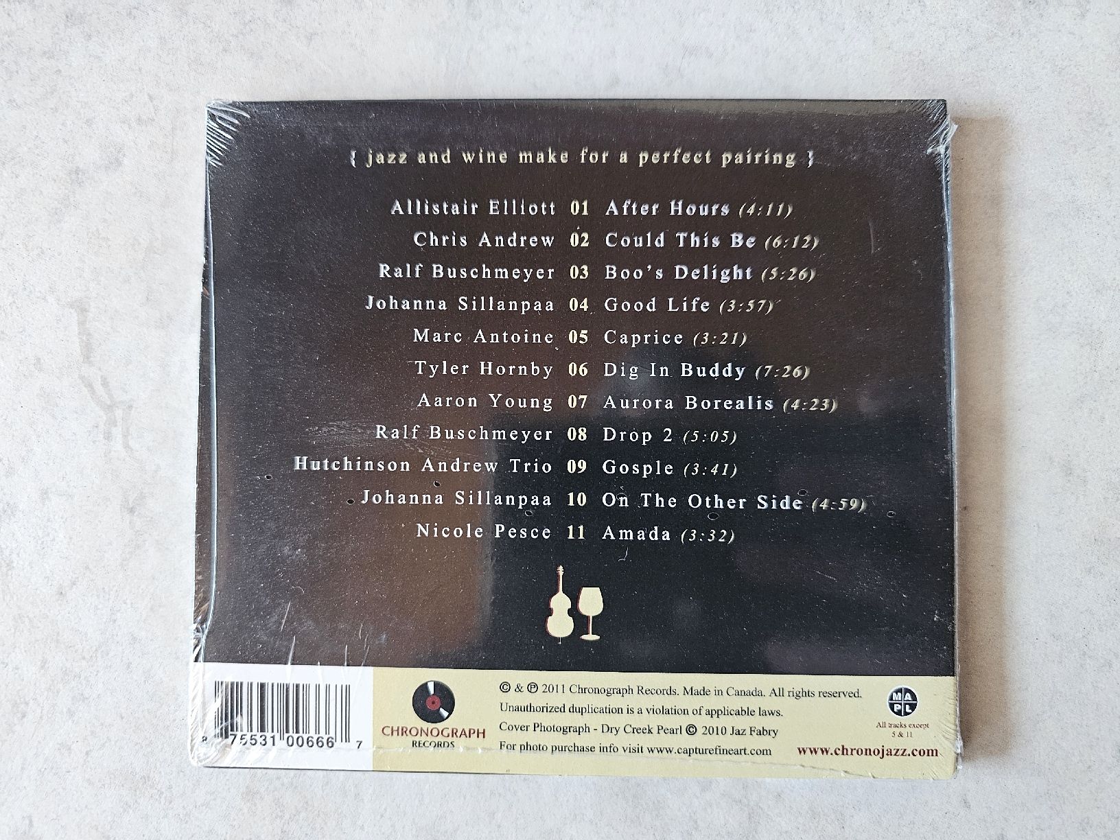 CD: Perfect Pairings  -  Wine & Jazz  /  Fabrikneu – Nuovo e nell'imballaggio originale da Schneisingen venduto da backstore24 1